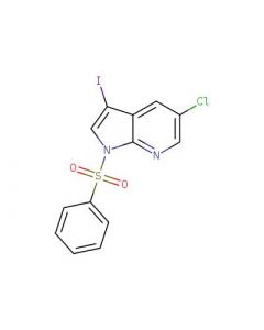 Astatech 1-BENZENESULFONYL-5-CHLORO-3-IODO-1H-PYRROLO[2,3-B]PYRIDINE, 95.00% Purity, 0.25G